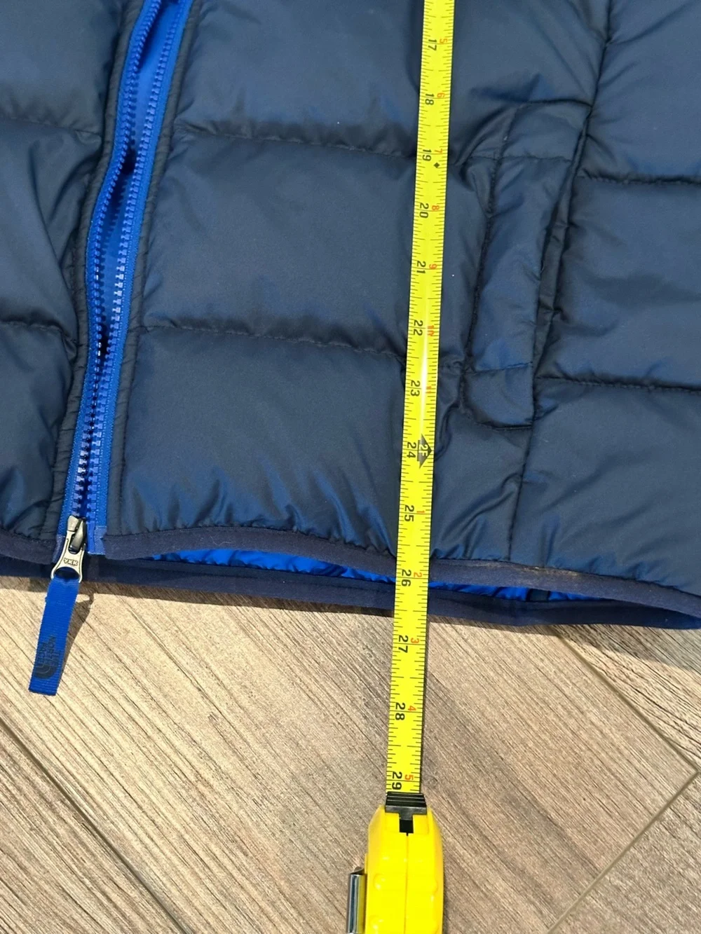 The North Face Kids XL (18-20) 416 Andes 550 Down Navy Puffer Jacket